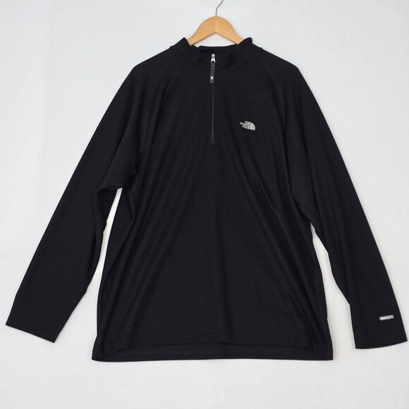 The North Face Men’s XXL Black Flight Series Vapor Wick Quarter Zip Pullover - Picture 1 of 11